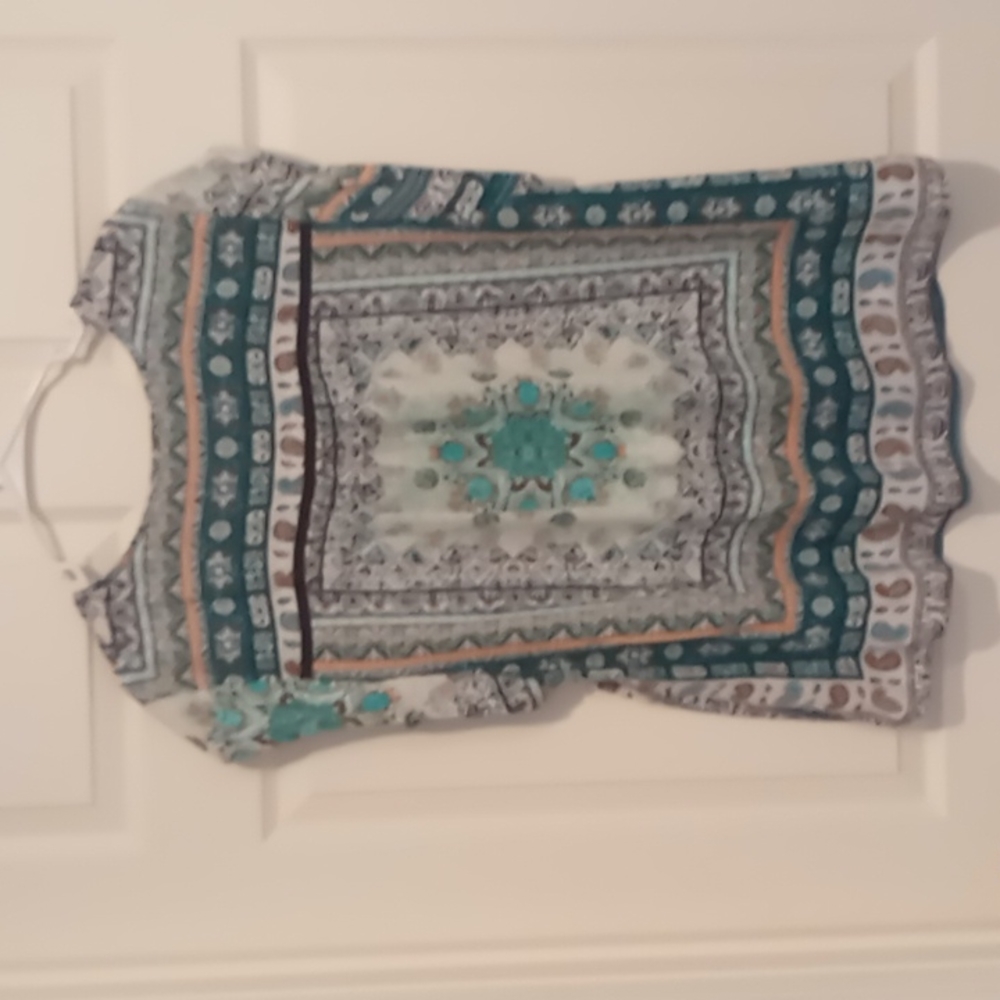 DR2 Multicolor Patterned Blouse - Picture 5 of 6
